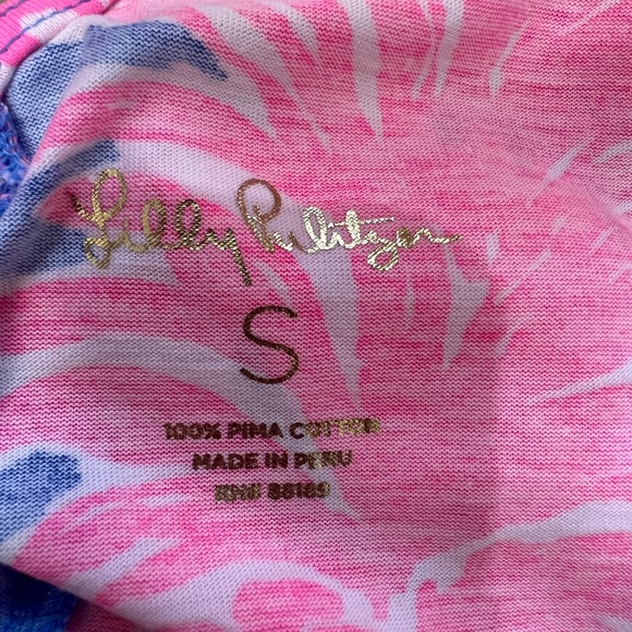 NWNT Lilly Pulitzer‎ Kristen Swing Dress Little Flamenco Blue Haven Pineapple S - Picture 7 of 10